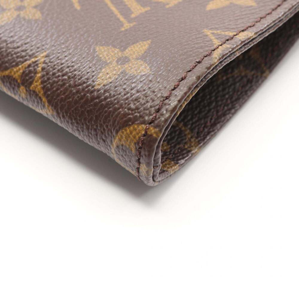 LOUIS VUITTON Brown Monogram Leather Tote Bag - Picture 9 of 10